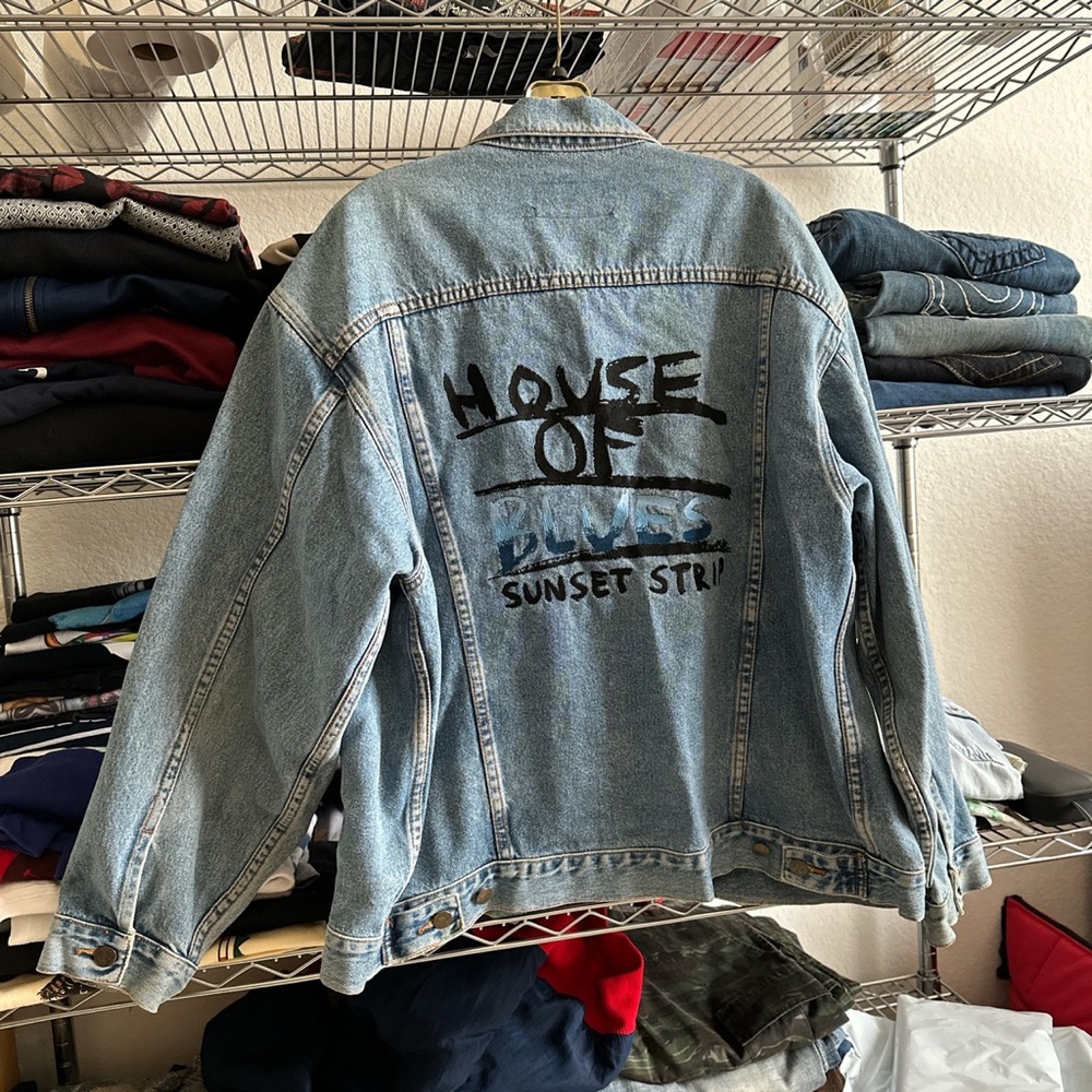 Vintage House of Blues Sunset Strip denim Jack size Large